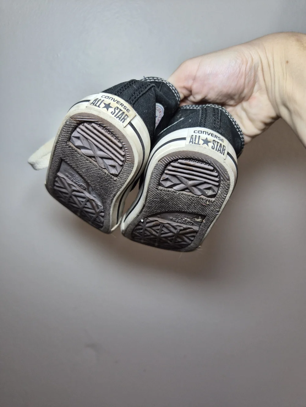 Converse Kids Black and White High-Top Sneakers 7